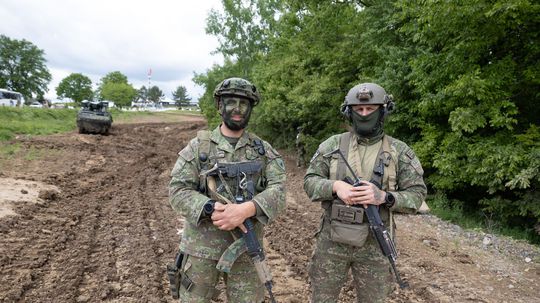 Cvičenie Slovenský štít vo vojenskom výcvikovom...