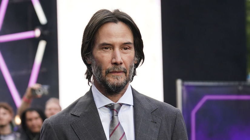 Herec Keanu Reeves na slávnostnej premiére...