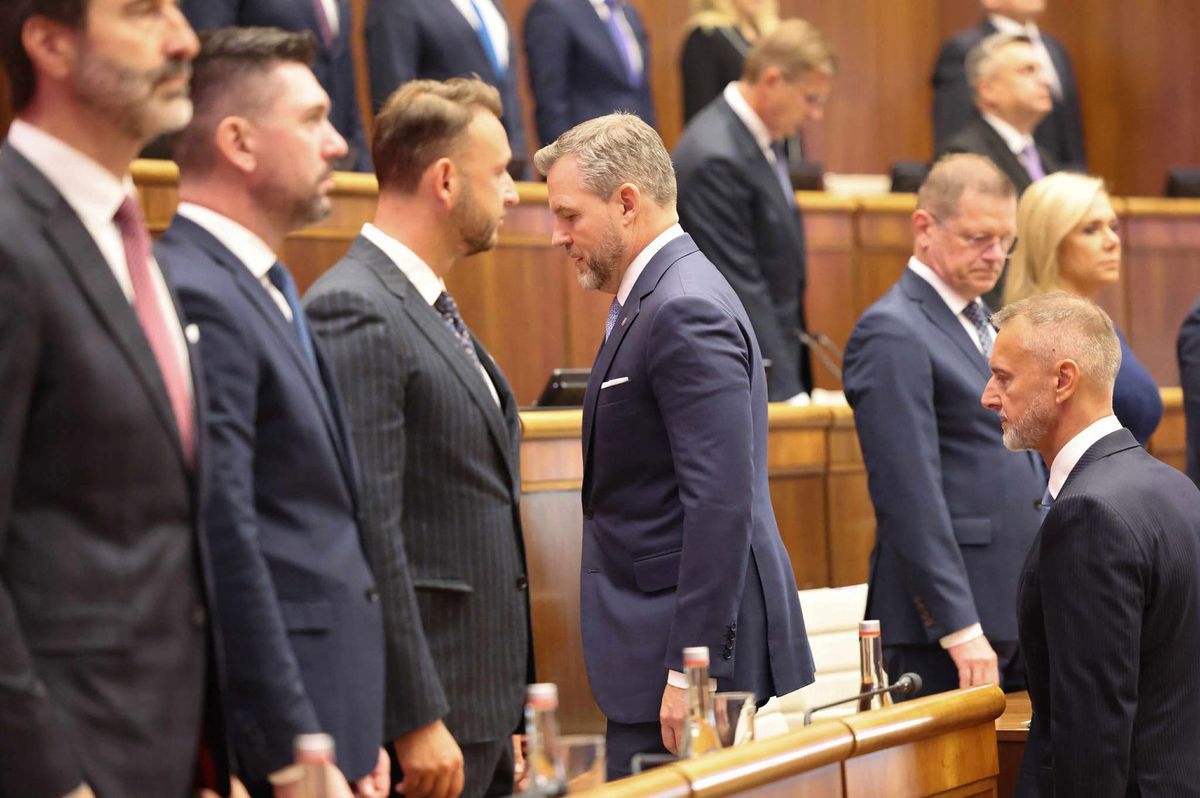 Prezident Peter Pellegrini pred vystúpením so...
