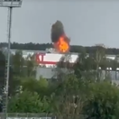 ukrajinské drony, Moskva, zásah závody