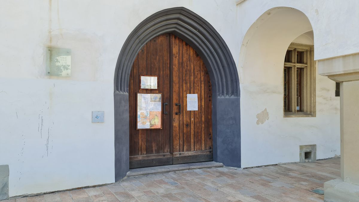 Vchod do Spišského múzea v Levoči