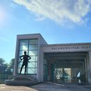 Barlolámač, Piešťany, socha