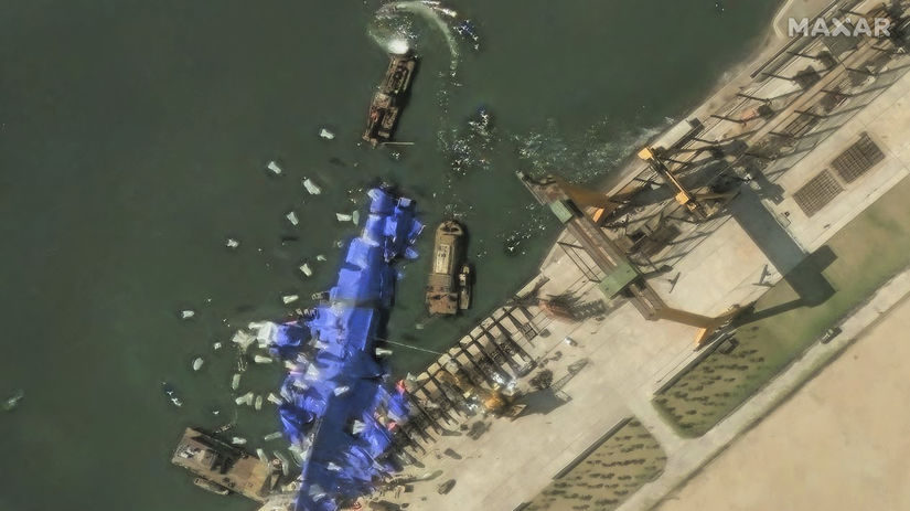 Zakrytý zničený torpédoborec, ktorý sa KĽDR...