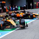Oscar Piastri a Lando Norris