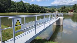 hrádzové teleso, tajch, Nová Baňa