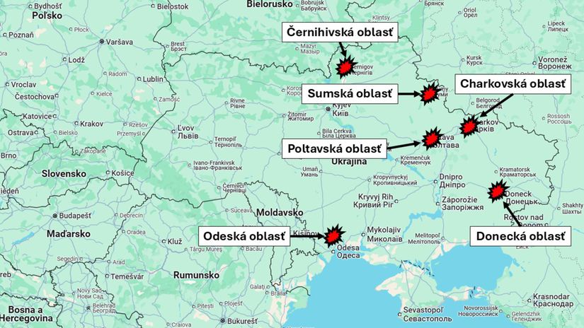 Ukrajina - ruské útoky 3. júna 2025