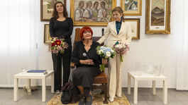 Anita Kajlichová, Aurel Kajlich, vernisáž, Piešťany