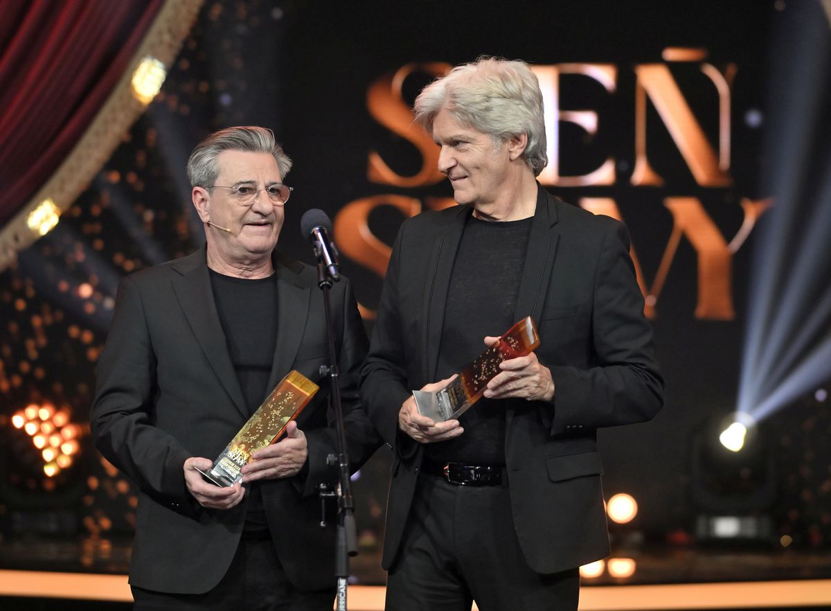 Herci a zabávači Miro Noga (vľavo) a Štefan...