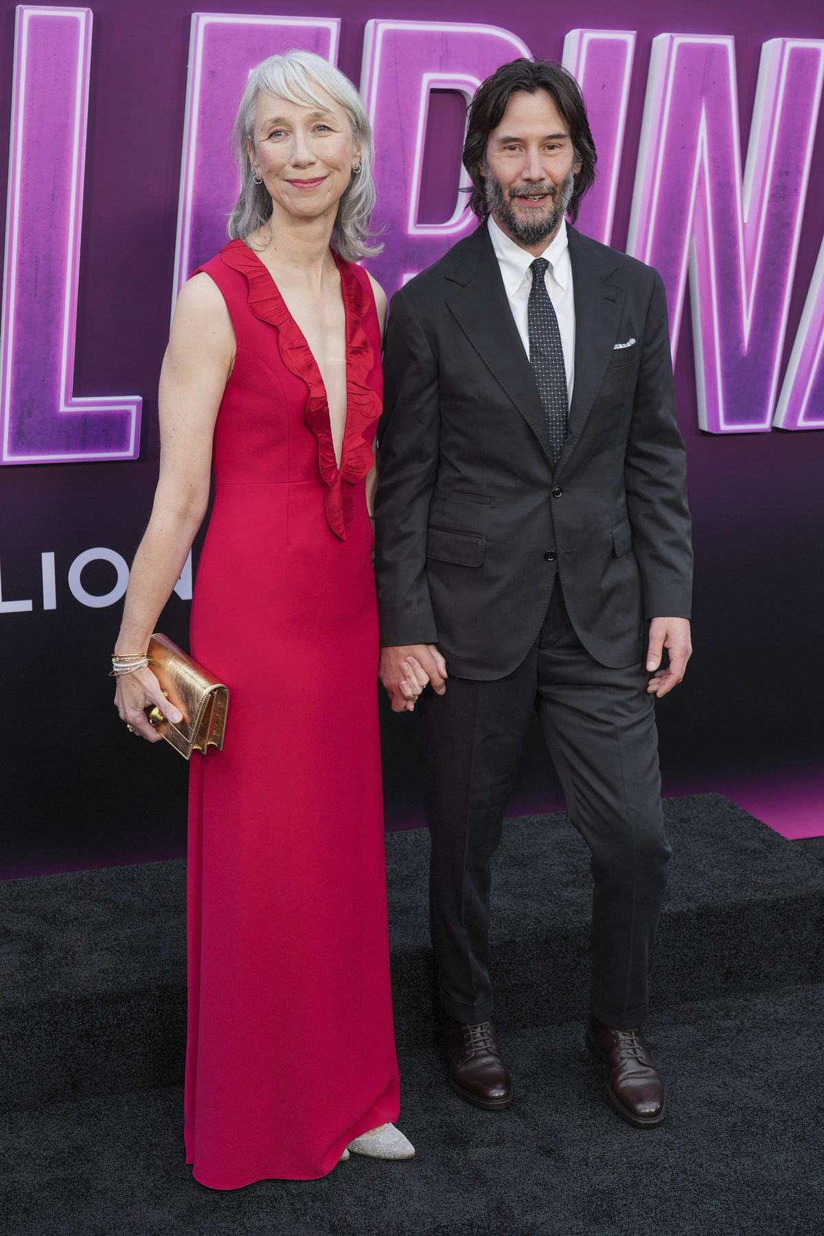 Herec Keanu Reeves a jeho životná partnerka...
