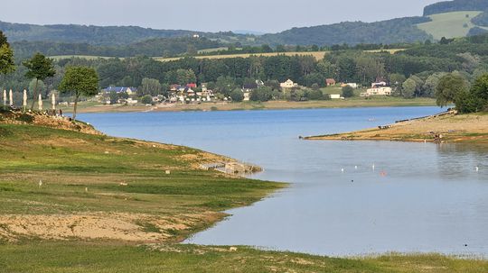 Vodná plocha Domaše sa scvrkla