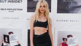 Modelka a miss Katarína Očovanová. 