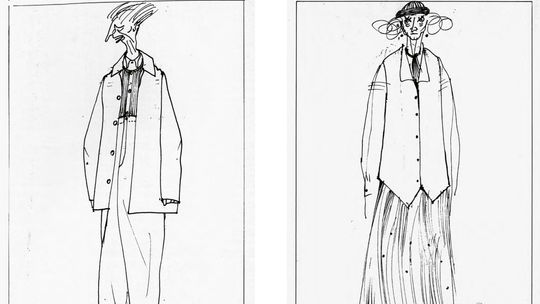 Kostýmový návrh Milana Čorbu pre inscenáciu...