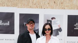 Štylistka a influencerka Mirka Dobiš s manželom. 