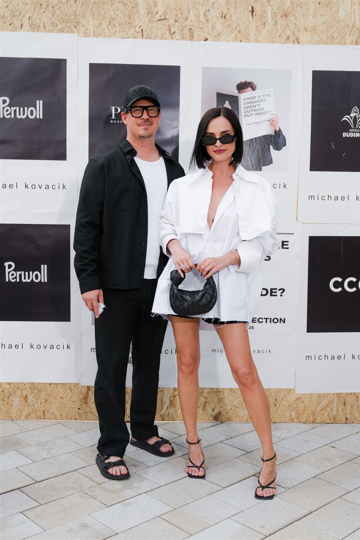 Štylistka a influencerka Mirka Dobiš s manželom. 