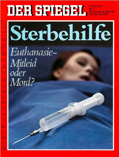 Obálka časopisu Der Spiegel z 18. februára 1975.