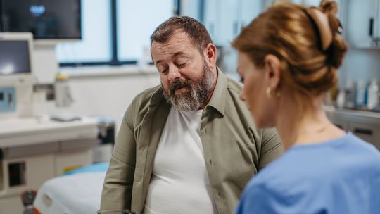 obezita, doktor, vyšetrenie