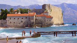 Čierna Hora, Budva, more, dovolenka, pláž, cestovanie