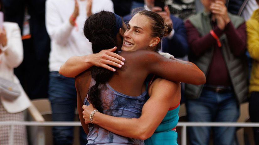 coco gauffová, arina sobolenková