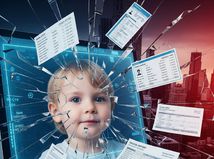 Krádež identity dieťaťa - obrázok vytvorený umelou inteligenciou