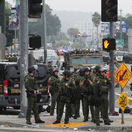 Los Angeles, protesty, polícia, USA