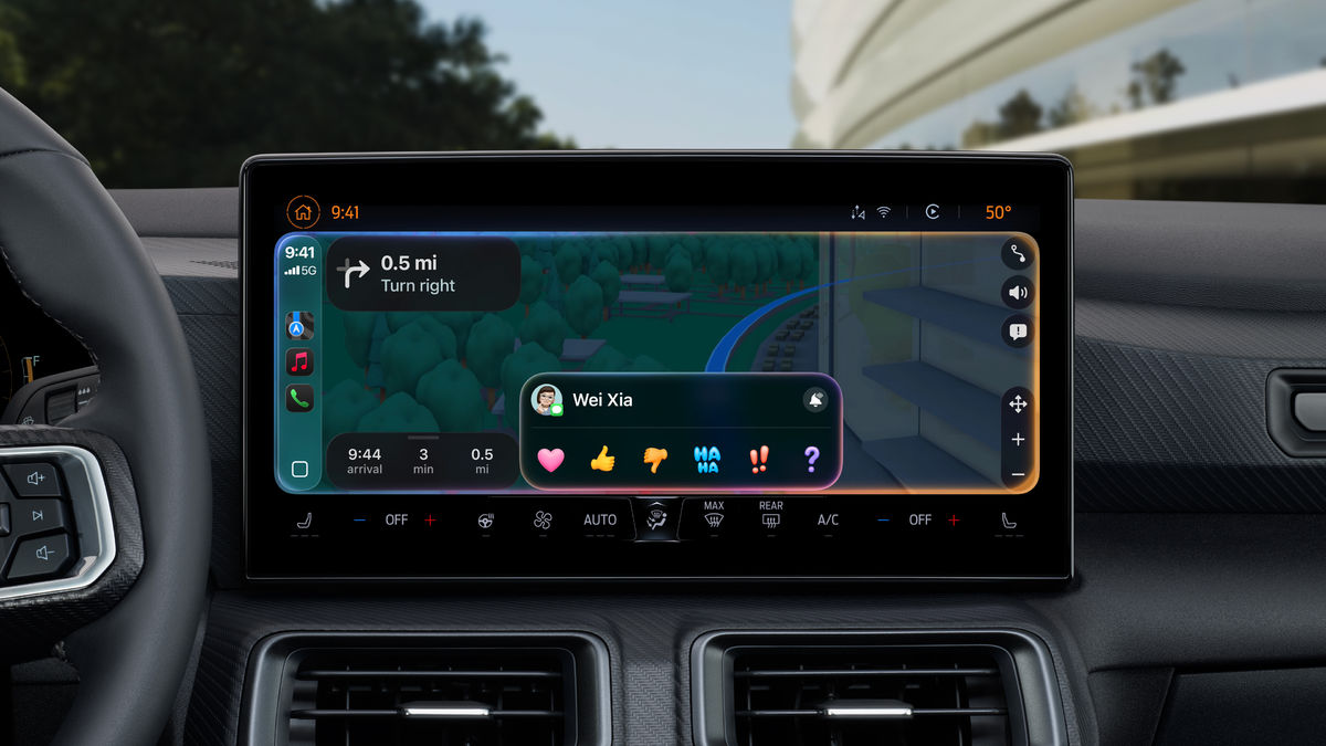 Nový vzhľad Apple Car Play