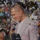 Herec Brad Pitt propagoval novinku F1 v Mexiko City.