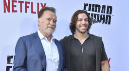 Arnold Schwarzenegger a jeho syn Joseph Baena
