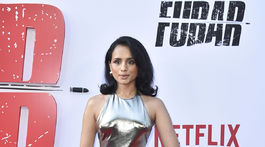 Herečka Aparna Brielle na premiére druhej sezóny Fubar.