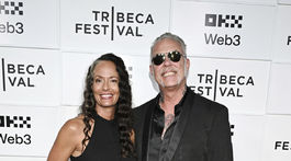 James Hetfield a jeho partnerka Adriana Gillett