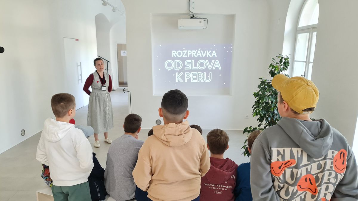 Mladí návštevníci v múzeu Litterra Revúca