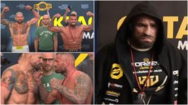 Váženie a staredown Végh vs. Vémola III