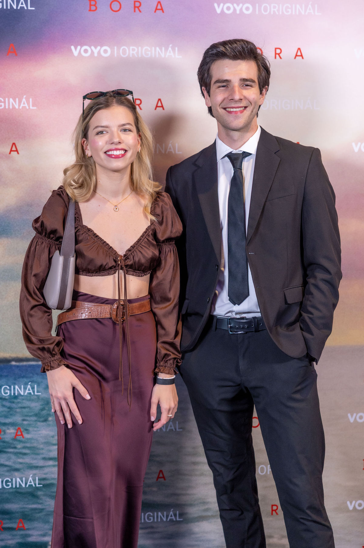 Herečka Kristína Sisková a herec Kristián Baran...