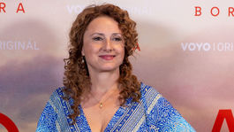 Herečka Zuzana Mauréry na premiére minisérie Bora. 
