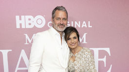 Herečka Mariska Hargitay a jej manžel Peter Hermann.