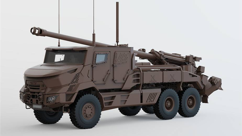 Samohybná húfnica CAESAR NG  Mk. II 155mm 6x6