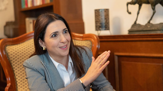 cyperska statna tajomnika pre EU Marilena Raouna