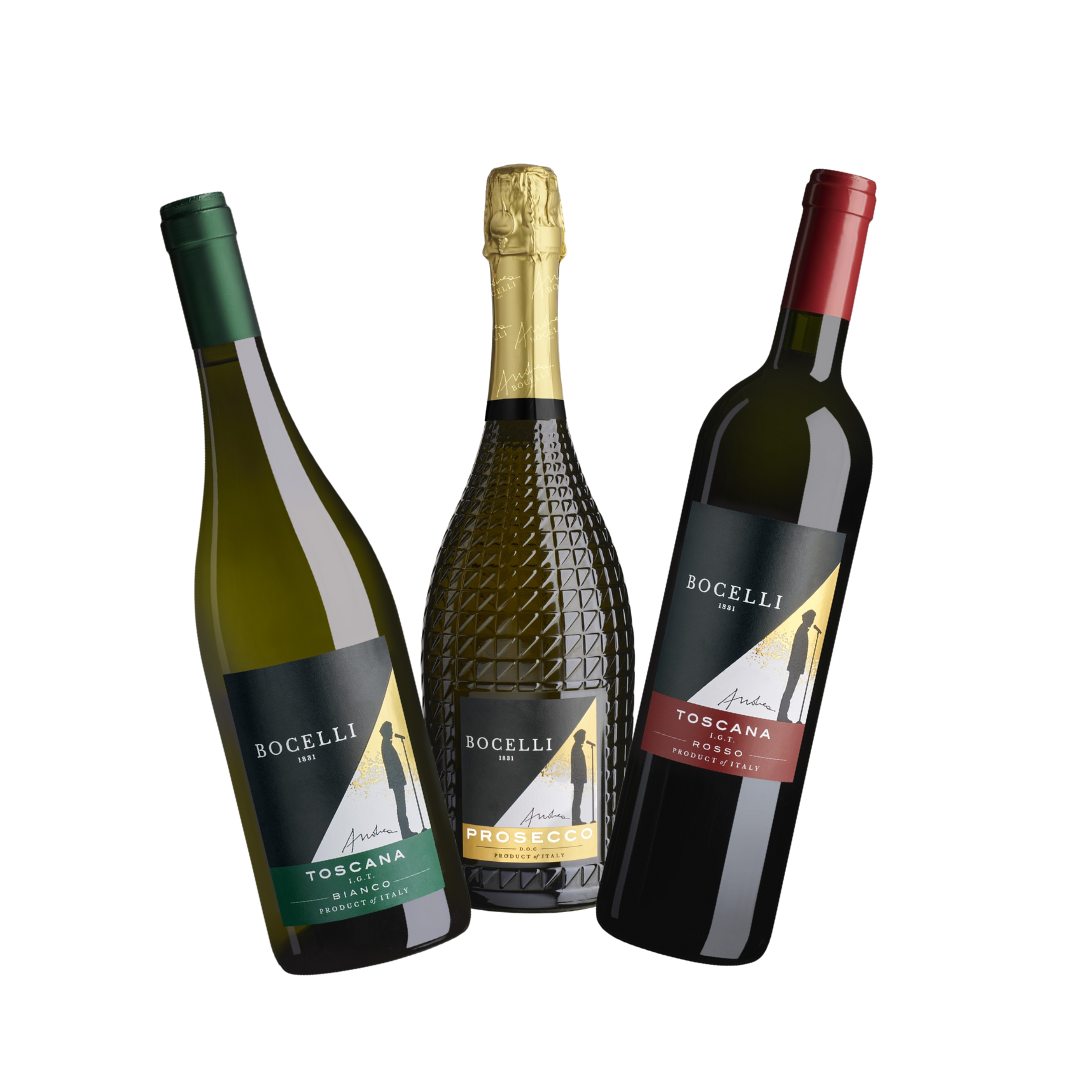 Toscana Bianco, Prosseco D.O.C., Toscana Rosso
