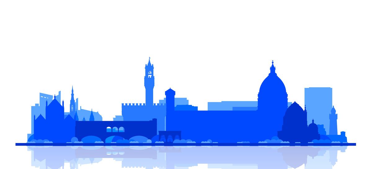 Florencia, Taliansko, silueta