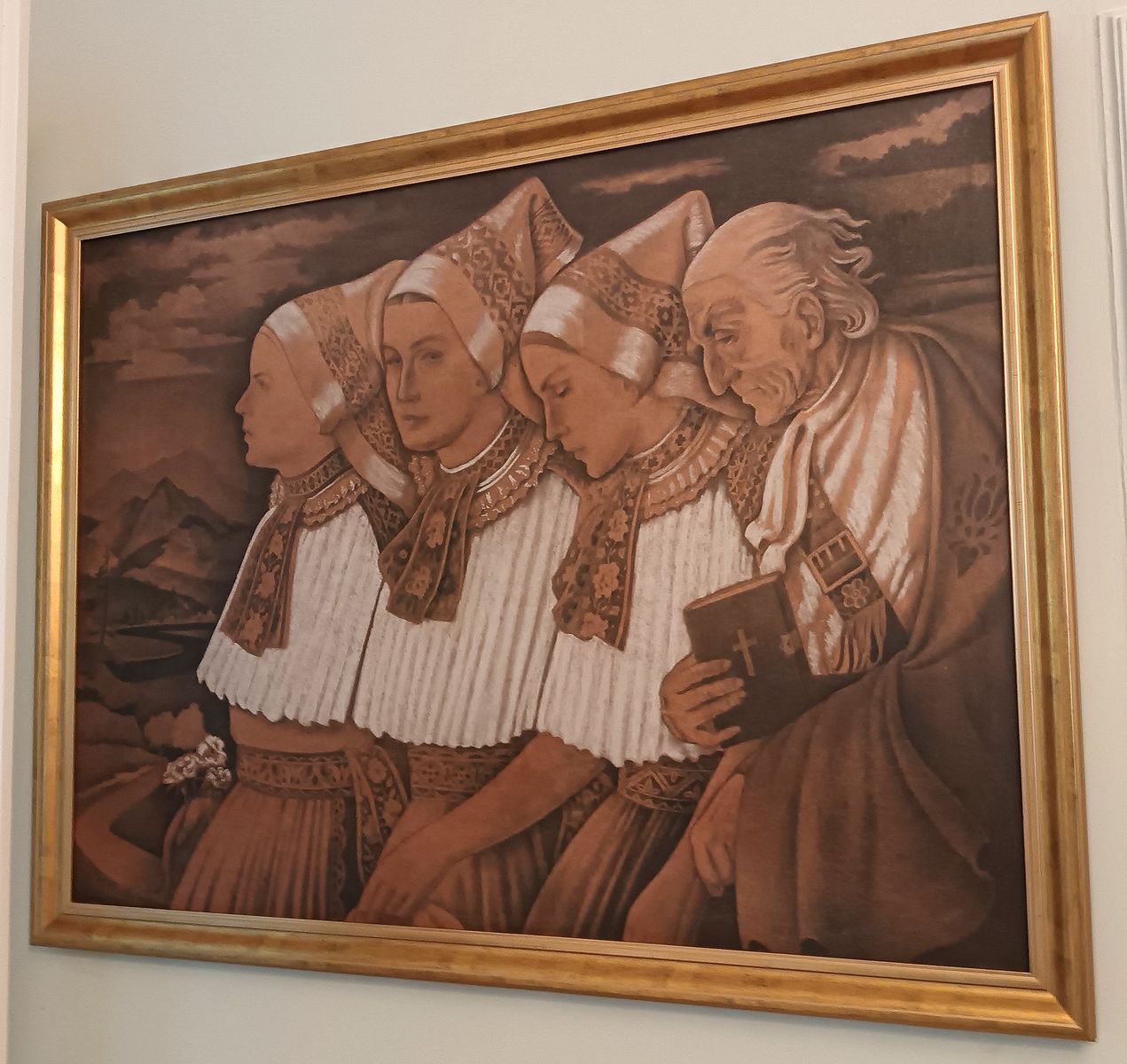 Obraz od Aurela Kajlicha vo vile Anna.