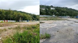 Pohľad na nevyužívaný areál bývalého Parku...