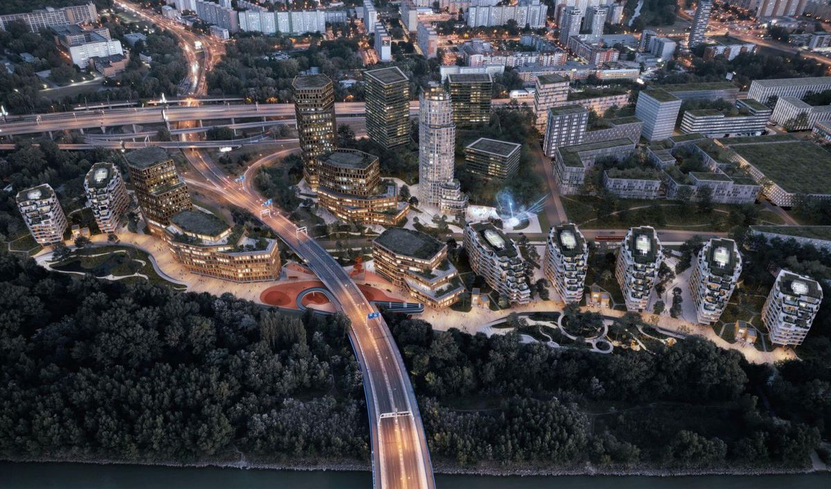 Vizualizácie projektu Southbank od developera...