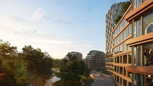 Vizualizácie projektu Southbank od developera...