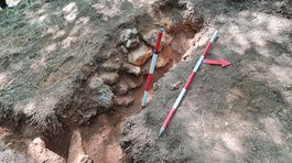 Archeologicky vyskum vapennej pece pri R. Zaluzanoch
