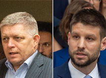 Robert Fico a Michal Šimečka