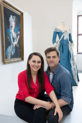 Dominika Žiaranová a Martin Varínsky na výstave...