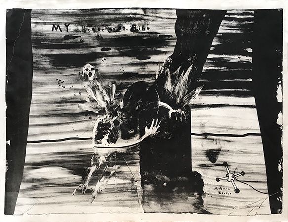 David Lynch: My House is on Fire na výstave Up...