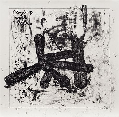 David Lynch: Playing with Fire, 2015 na výstave...