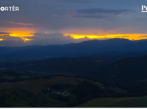 dron, západ slnka, Horehronie, mReportér