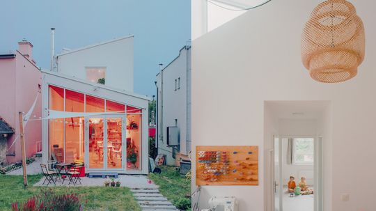 Dom Mačka vznikol na úzkom pozemku, ktorý...