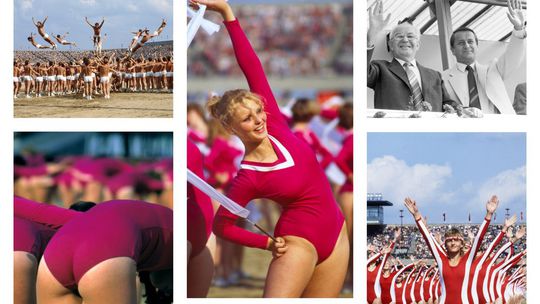 Vojaci vo vzduchu, vysmiaty Husák a hit od Michala Davida. Od poslednej spartakiády v ČSSR ubehlo 40 rokov 